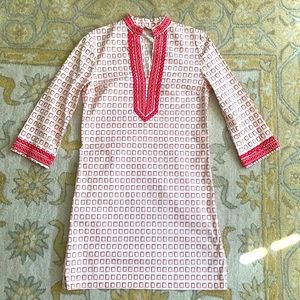 Tory Burch Tunic Dress Mandarin Collar
